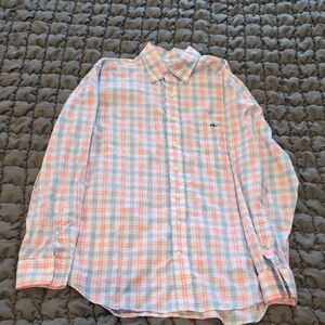 Vineyard Vines Pastel Plaid Button Down Shirt